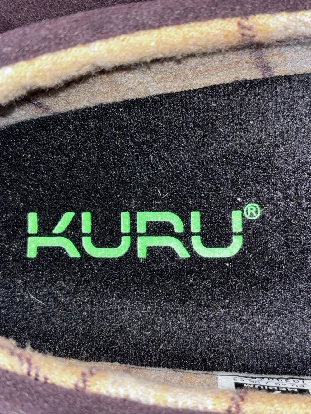 KURU Loft Mens Moccasin Slippers Sz 7.5 M Java Brown Suede Slip On Round Toe